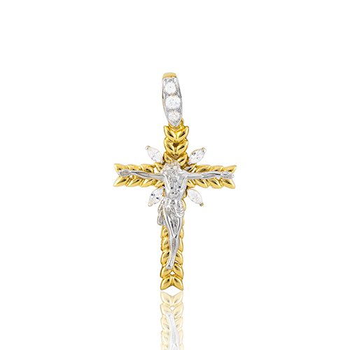 PENDENTIF CROIX 2 ORS