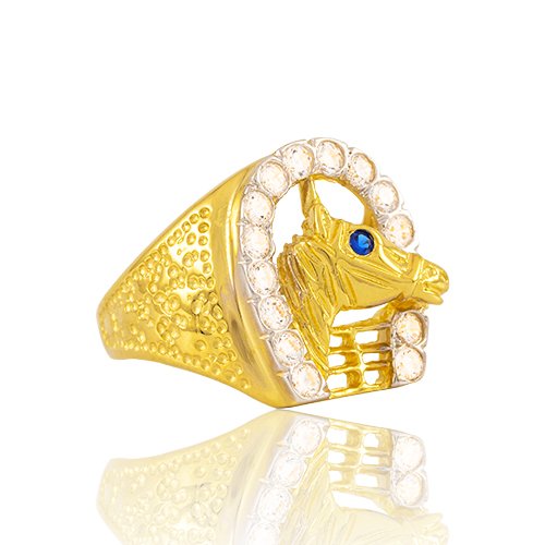 Bague en or 18 carats fer à cheval enfant - Bijouterie Salam