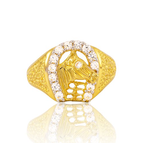 Bague en or 18 carats fer à cheval enfant - Bijouterie Salam