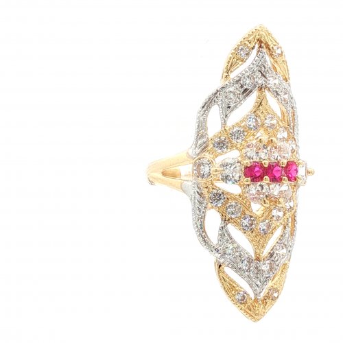 BAGUE MARQUISE 2 ORS