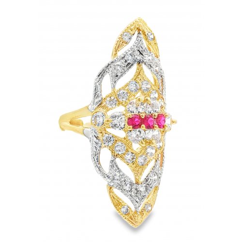 BAGUE MARQUISE 2 ORS