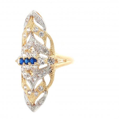 BAGUE MARQUISE 2 ORS