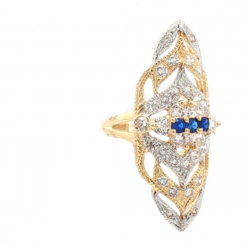 BAGUE MARQUISE 2 ORS