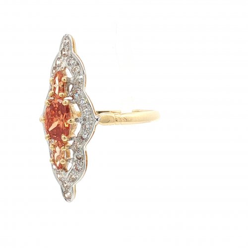 BAGUE MARQUISE OZ ORANGE