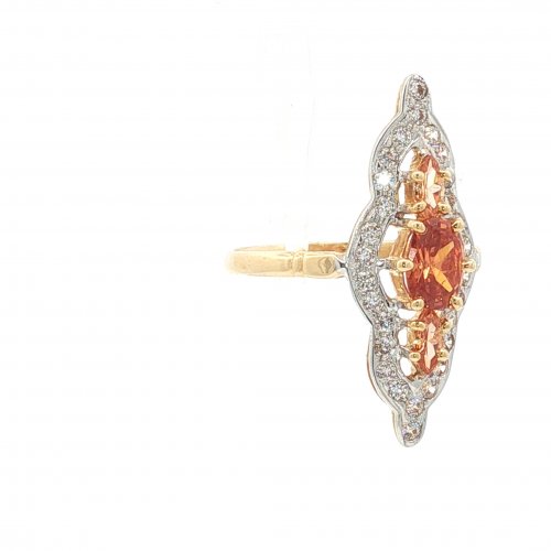 BAGUE MARQUISE OZ ORANGE