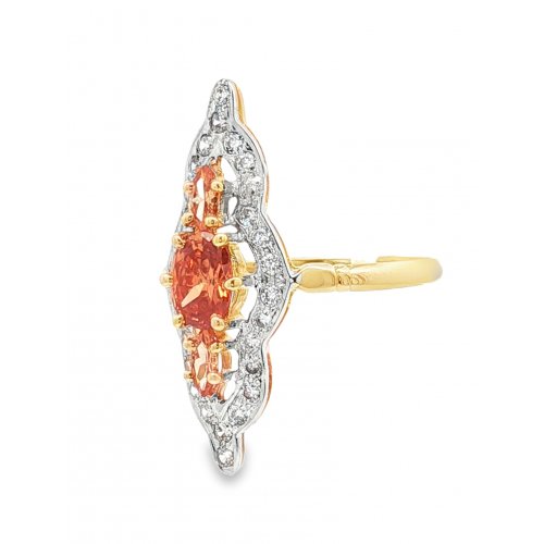 BAGUE MARQUISE OZ ORANGE