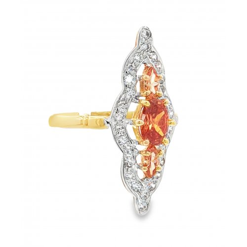 BAGUE MARQUISE OZ ORANGE