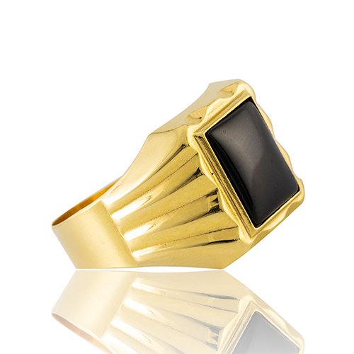 BAGUE ONYX RECTANGLE