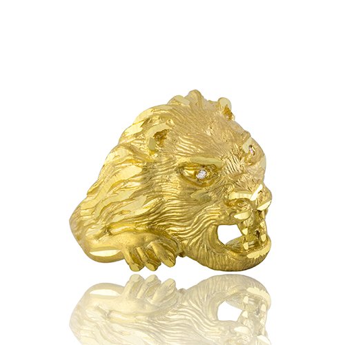 BAGUE TETE DE LION