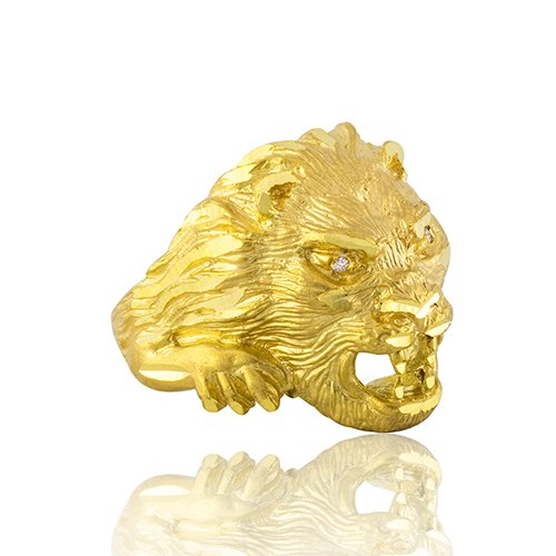 BAGUE TETE DE LION