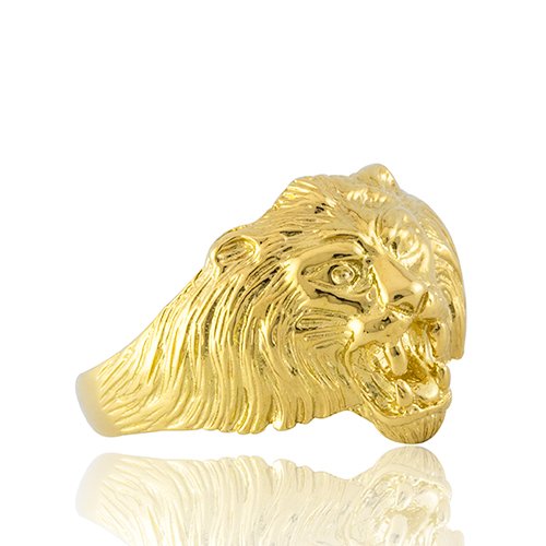 BAGUE TETE DE LION PETIT MODELE