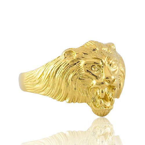 BAGUE TETE DE LION PETIT MODELE