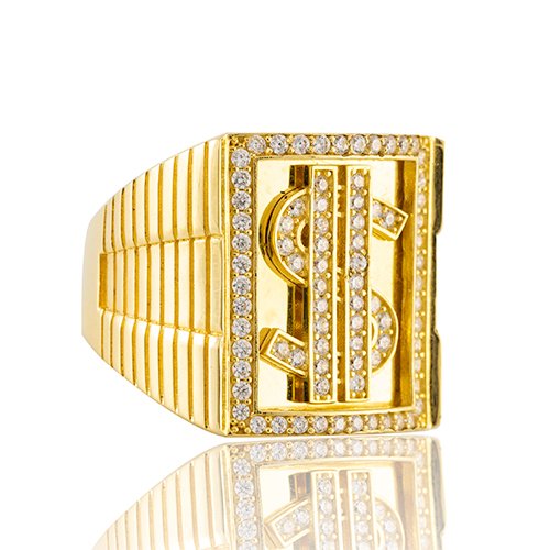 BAGUE US DOLLAR RECTANGLE