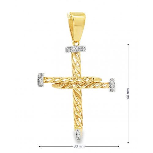 PENDENTIF CROIX CLOU