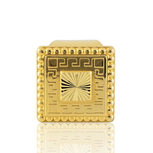 BAGUE BISCUIT CARRE