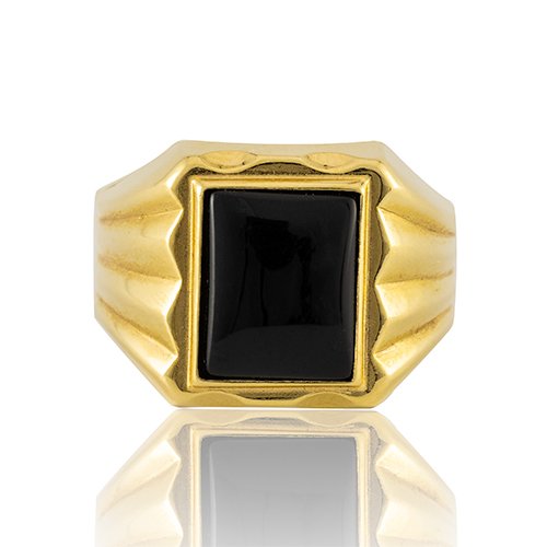 BAGUE ONYX RECTANGLE