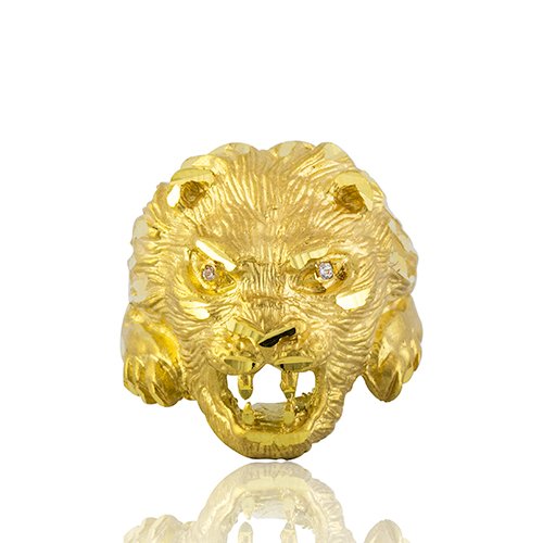 BAGUE TETE DE LION