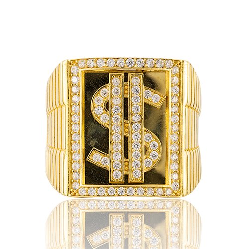 BAGUE US DOLLAR RECTANGLE