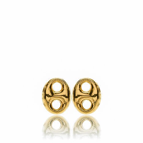 BOUCLES D'OREILLES GRAIN DE CAFE
