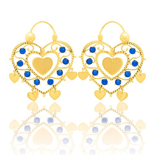 SAVOYARDE COEUR OZ BLEU 40 MM