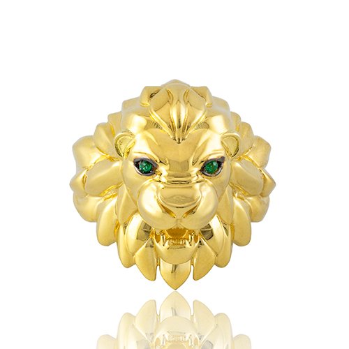 BAGUE TETE DE LION                               	